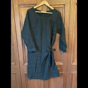 Black Linen Dress